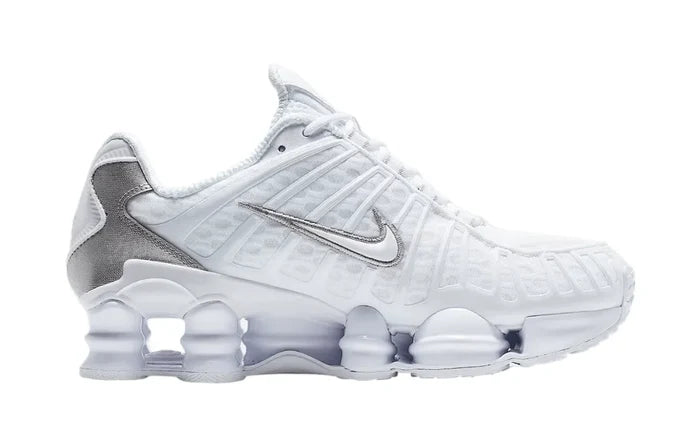 Buty Nike Shox TL White Metallic Silver Max Orange NIKE Shox