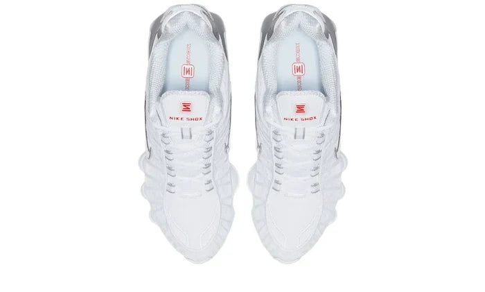 Buty Nike Shox TL White Metallic Silver Max Orange NIKE Shox