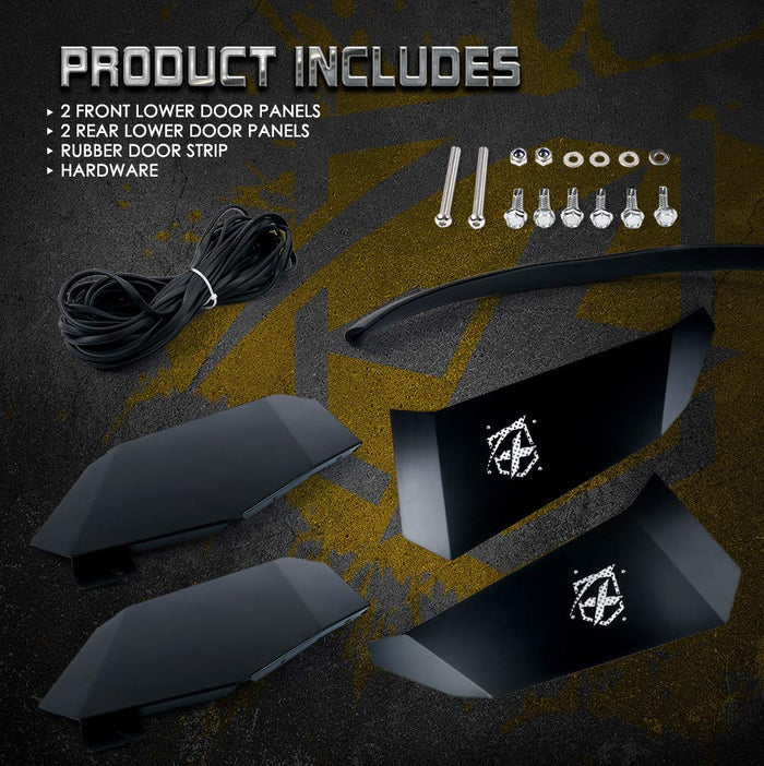 Can-Am Maverick X3 Max Aluminum Lower Door Panels Insert