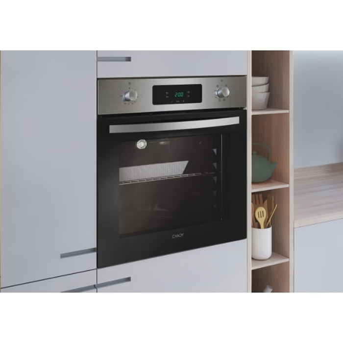 Candy Idea 65L Built-In Multifunction Electric Single Oven - Stainless Steel | F IDC X605