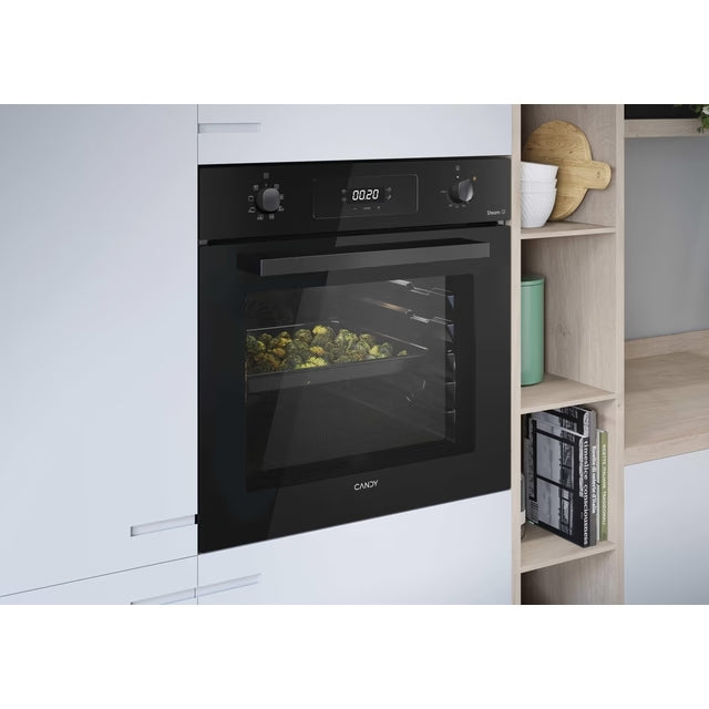Candy Moderna 65L Built-In Multifunction Electric Single Oven - Black | F IDC N605
