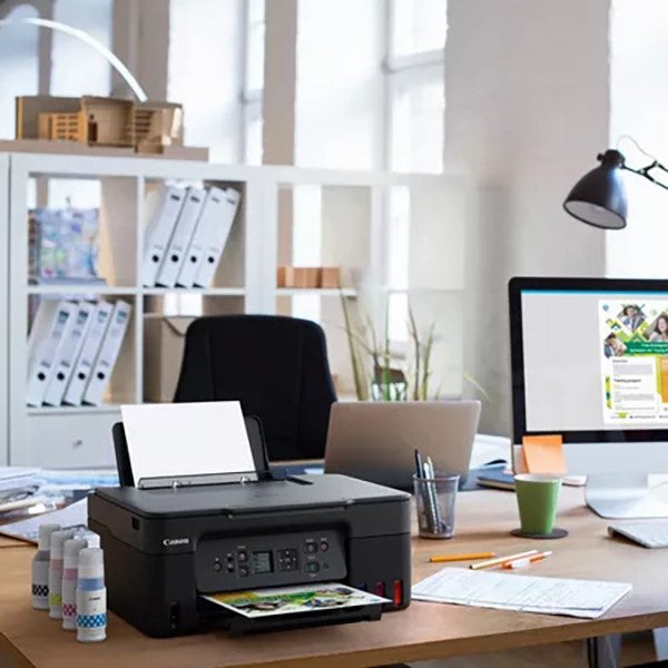 Canon PIXMA Colour 3-in-1 Refillable MegaTank Printer - Black | G3570 MEGA TANK from Canon - DID Electrical