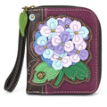 CHALA ZIP AROUND WALLET HYDRANGEA - PURPLE