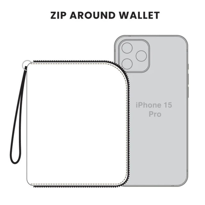 CHALA ZIP AROUND WALLET HYDRANGEA - PURPLE