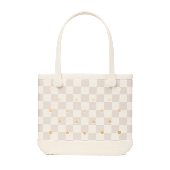 Checker Out Bogg Bag - Coconut | Mushroom