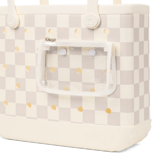 Checker Out Bogg Bag - Coconut | Mushroom