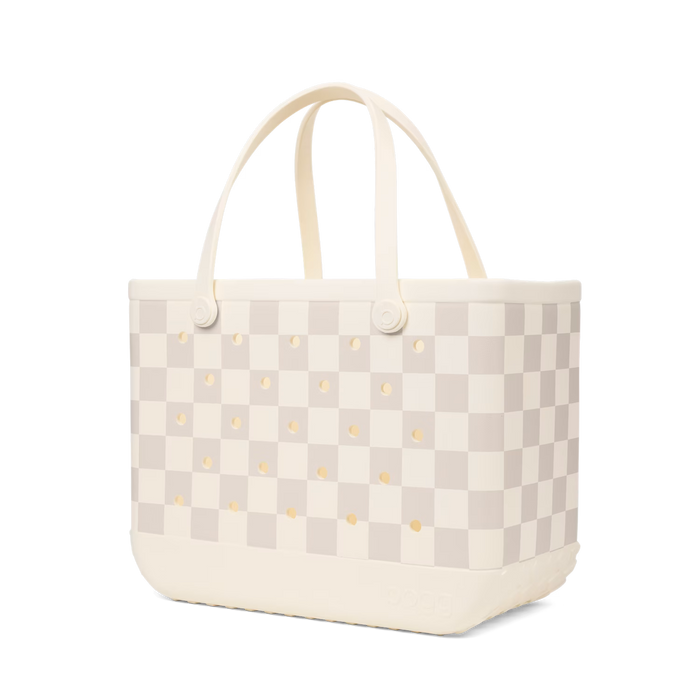 Checker Out Bogg Bag - Coconut | Mushroom
