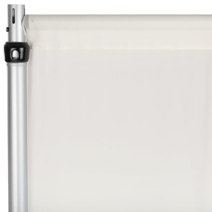 Chiffon Curtain Drape 12ft H x 58" W Panel - Ivory - CV Linens