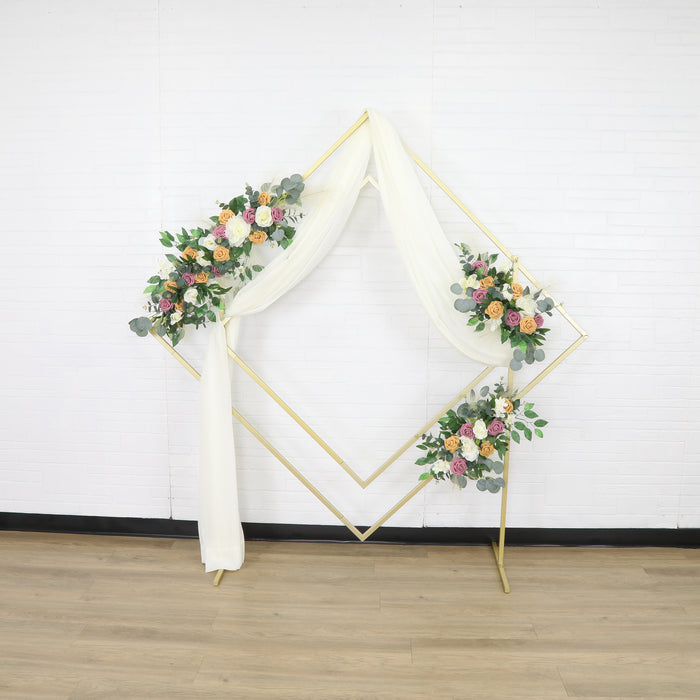 Chiffon Curtain Drape 12ft H x 58" W Panel - Ivory