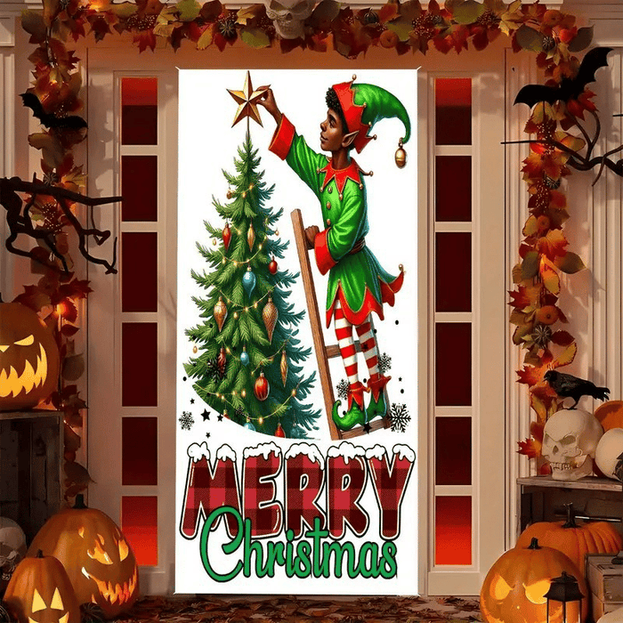 🎉Christmas door decoration banner