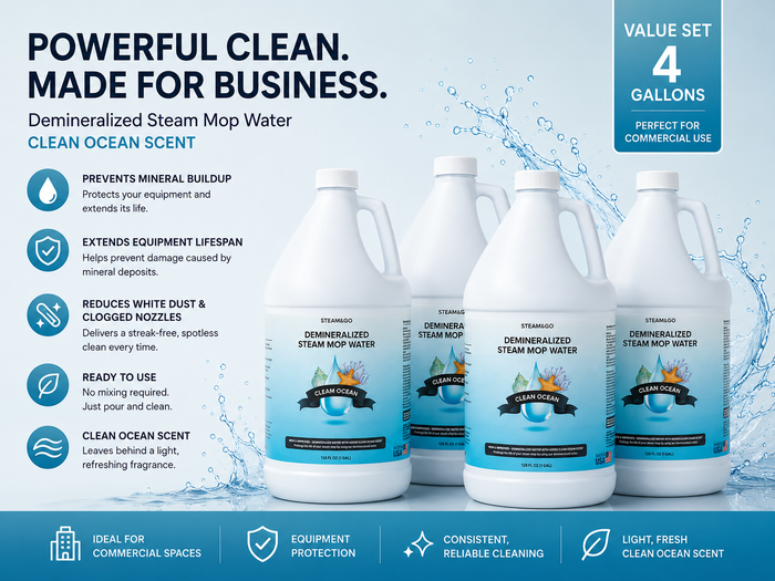 Clean Ocean Demineralized Steam Water
