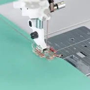 Clear Adjustable 1/4" Foot With Guide