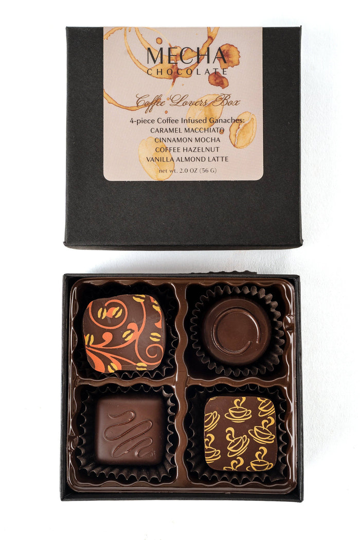 Coffee Lover's Chocolate Box (4-piece)