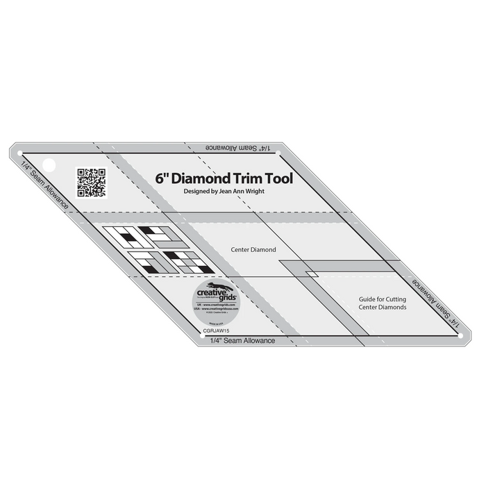 Creative Grids 6" Diamond Trim Tool