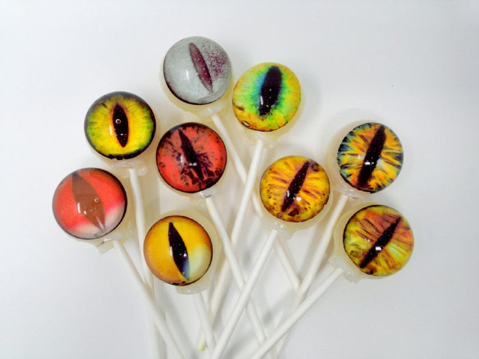 Creature Eye Lollipops 6-piece set by I Want Candy!