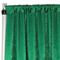 Crinkle Shimmer 10ft H x 52" W Drape/Backdrop Panel - Emerald Green