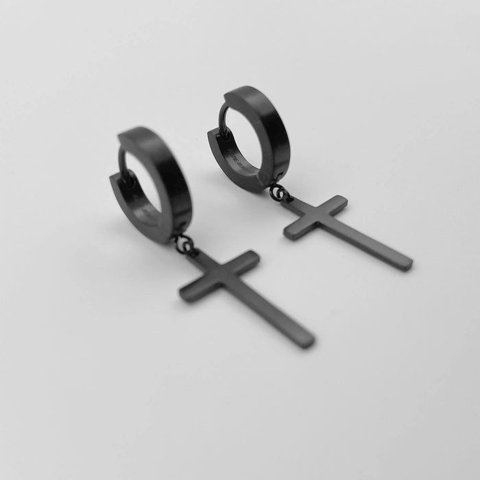 ESSENTIAL CROSS EARRING RARE-ROMANCE™️ RARE-ROMANCEJewelry - Jewelry - Fashion - silver - gold - necklace - pendant  - chain - choker