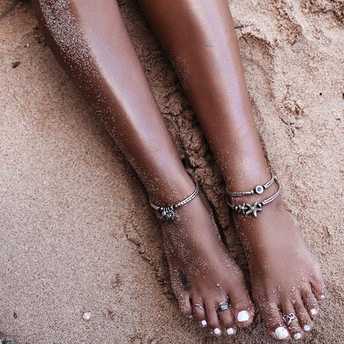 (Best Seller) Cute Boho Starfish Anklet Anklet Boho Peak