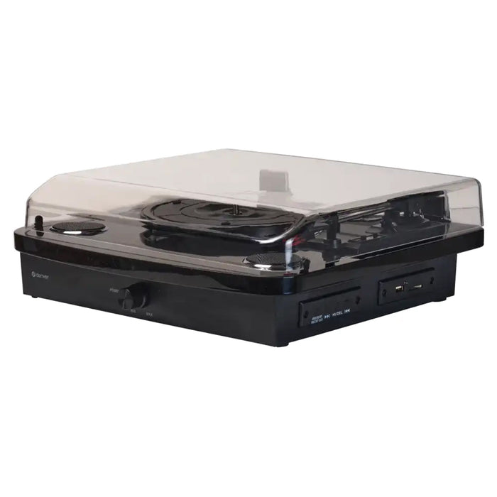 Denver Retro Turntable - Piano Black | VPL-230B from Denver - DID Electrical