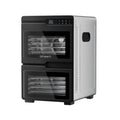 Devanti 12 Trays Food Dehydrator Dual-Zone Stainless Steel Fruit Jerky Dryer - Devanti