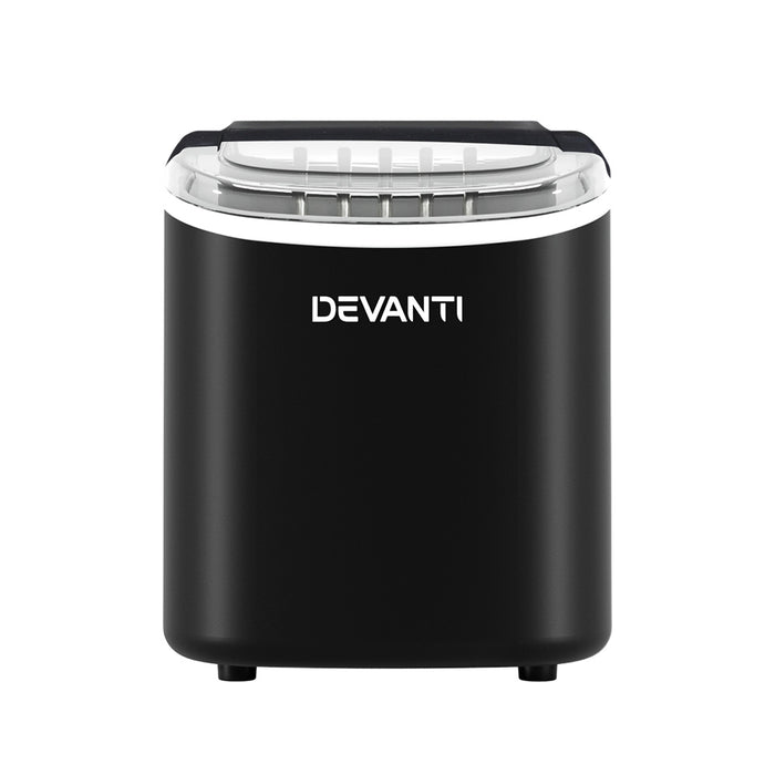 Devanti 12kg Ice Maker Machine w/Self Cleaning Black