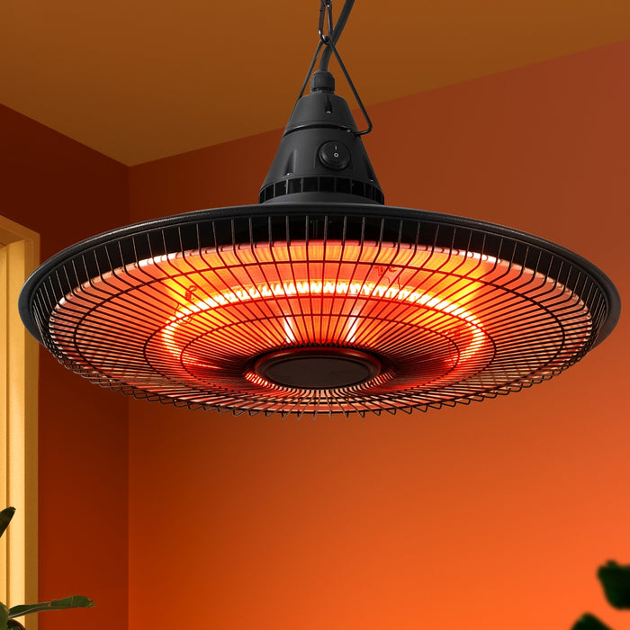Devanti 1500W Hanging Electric Patio Heater - Devanti