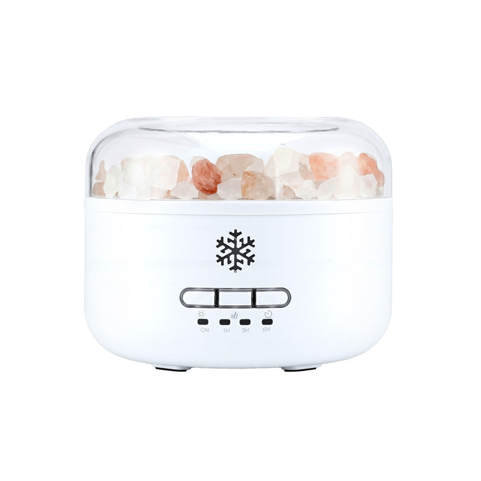 Devanti 150ml Salt Lamp Aroma Diffuser Ultrasonic Humidifier Purifier 7 LED Colors - Devanti