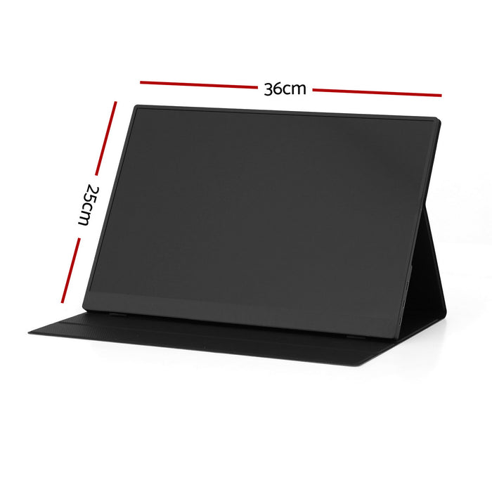 Devanti 15.6 Inch Portable Monitor FHD 1080P IPS USB-C HDMI Gaming Laptop Screen - Devanti