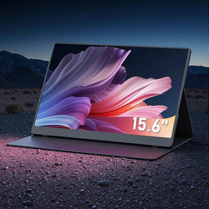 Devanti 15.6 Inch Portable Monitor FHD 1080P IPS USB-C HDMI Gaming Laptop Screen - Devanti
