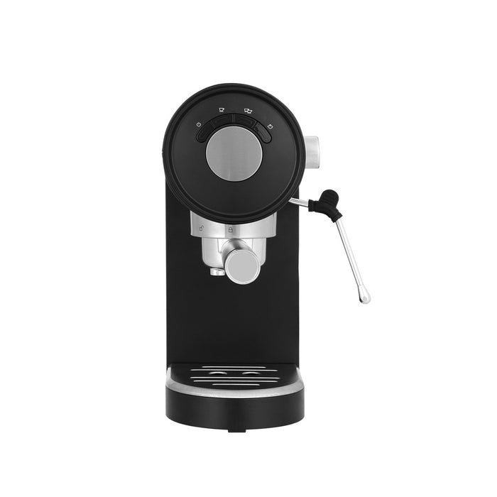 Devanti 20 Bar Coffee Machine Espresso Cafe Maker Black - Devanti