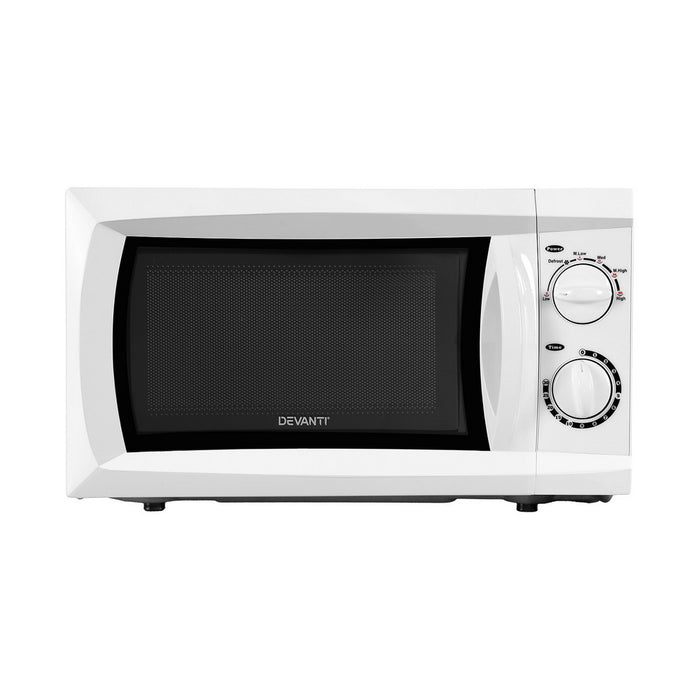 Devanti 20L Microwave Oven 800W White - Devanti