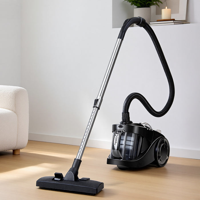 Devanti Vacuum Cleaner Bagless Cyclone Cyclonic Vac Home Office Car 2202W Black - Devanti