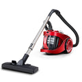 Devanti Bagless Vacuum Cleaner Cleaners Cyclone Cyclonic Vac HEPA Filter Car Home Office 2200W Red - Devanti