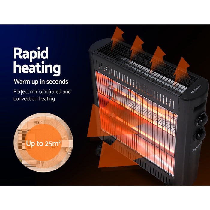 Devanti 2200W Infrared Heater Radiant Heaters - Devanti