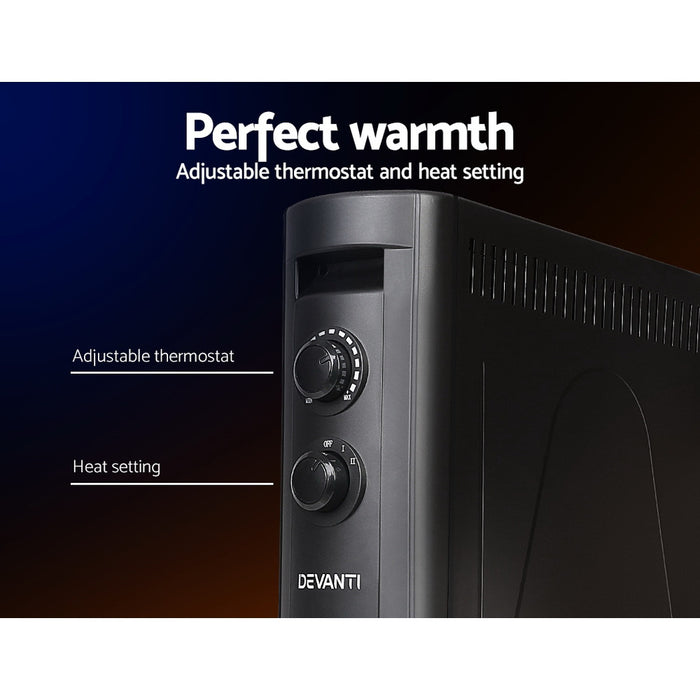 Devanti 2200W Infrared Heater Radiant Heaters - Devanti