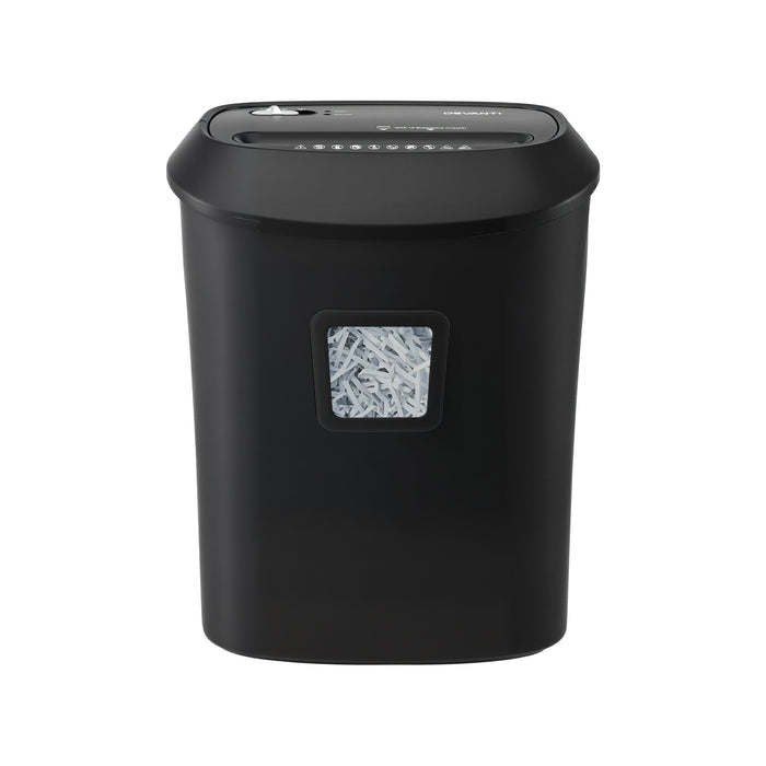 DEVANTI 25L Paper Shredder 14 Sheet P4 Cross Cut for Home Office