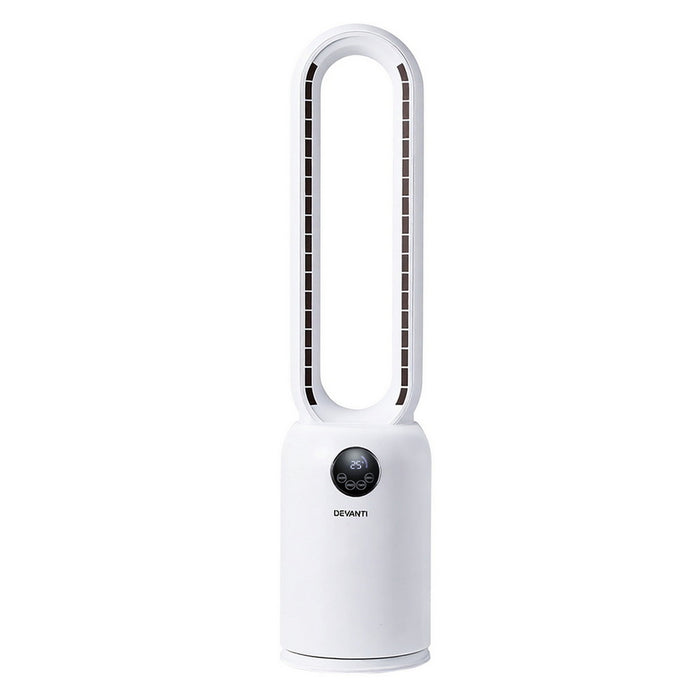 Devanti 2in1 Bladeless Fan Air Purification W/ Remote 88cm - Devanti