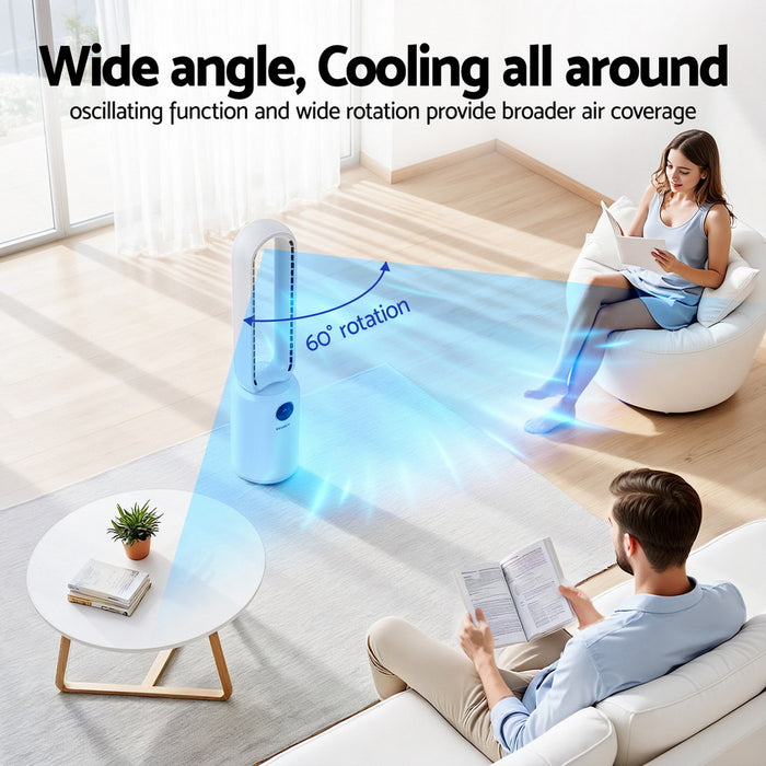 Devanti 2in1 Bladeless Fan Air Purification W/ Remote 88cm - Devanti