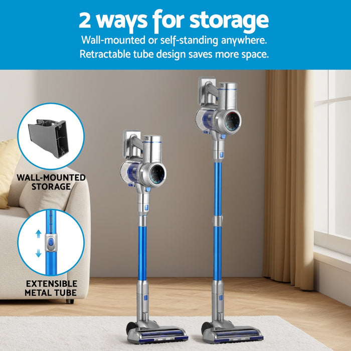 Devanti 300W Stick Vacuum Cleaner Cordless Self-Standing - Devanti