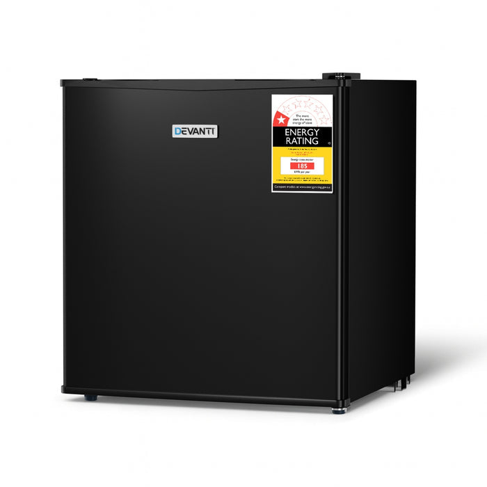Devanti 31L Small Upright Freezer Vertical Freezer Black - Devanti