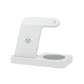 Devanti 4-in-1 Wireless Charger Dock Fast Charging for Phone White - Devanti