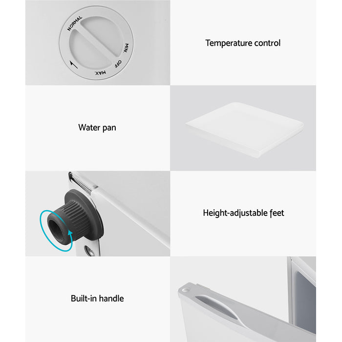 Devanti 42L Upright Freezer Fridge White - Devanti