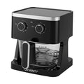 Devanti 4.5L Glass Air Fryer Kitchen Oven Knob Control 1350W Healthy Cooker Black