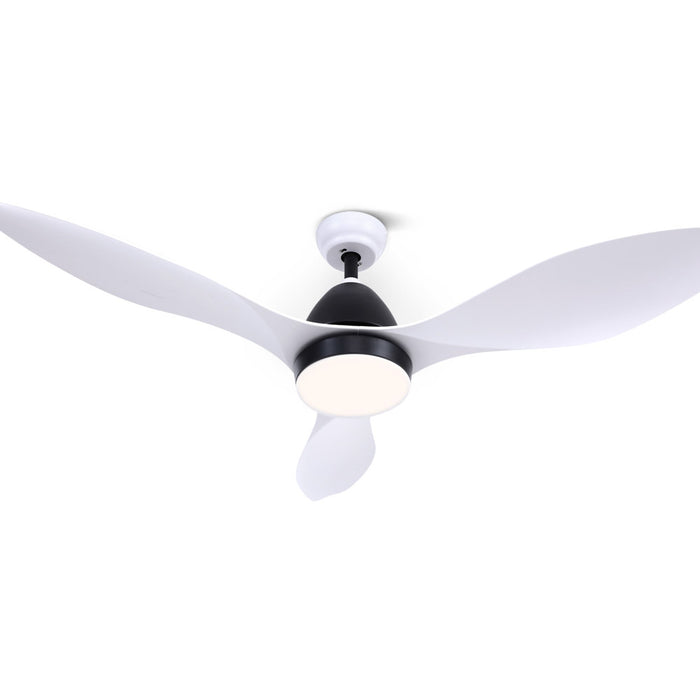 Devanti 48 Ceiling Fan Light Remote Control DC Motor 3 Blades 1300mm White