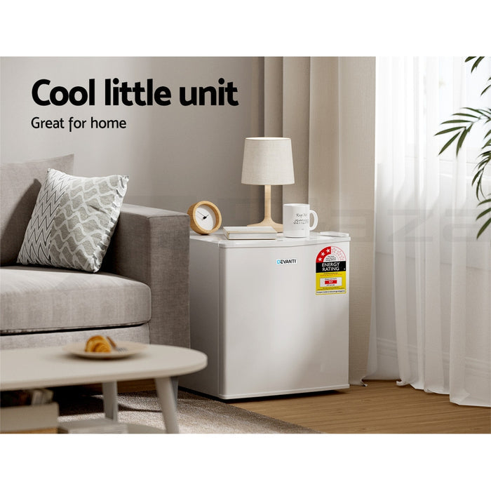 Devanti 48L Bar Fridge White - Devanti