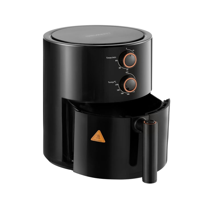 Devanti 4L Air Fryer Knob Control 1500W - Devanti