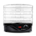 Devanti 5 Trays Food Dehydrator Fruit Dehydrators Pet Beef Jerky Dryer Black - Devanti