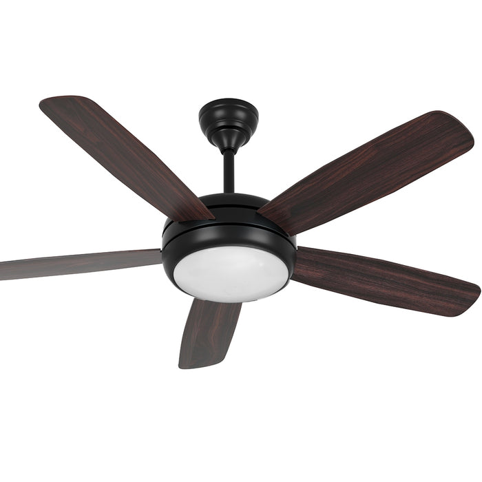 Devanti 52 Ceiling Fan AC Motor 5 Blades w/Light - Dark Wood