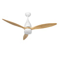 Devanti 52 Ceiling Fan LED Light Remote Control Wooden Blades Timer 1300mm - Devanti