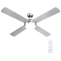 Devanti 52 Ceiling Fan Light Silver